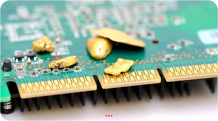 استخراج طلا از قطعات الکترونیکی